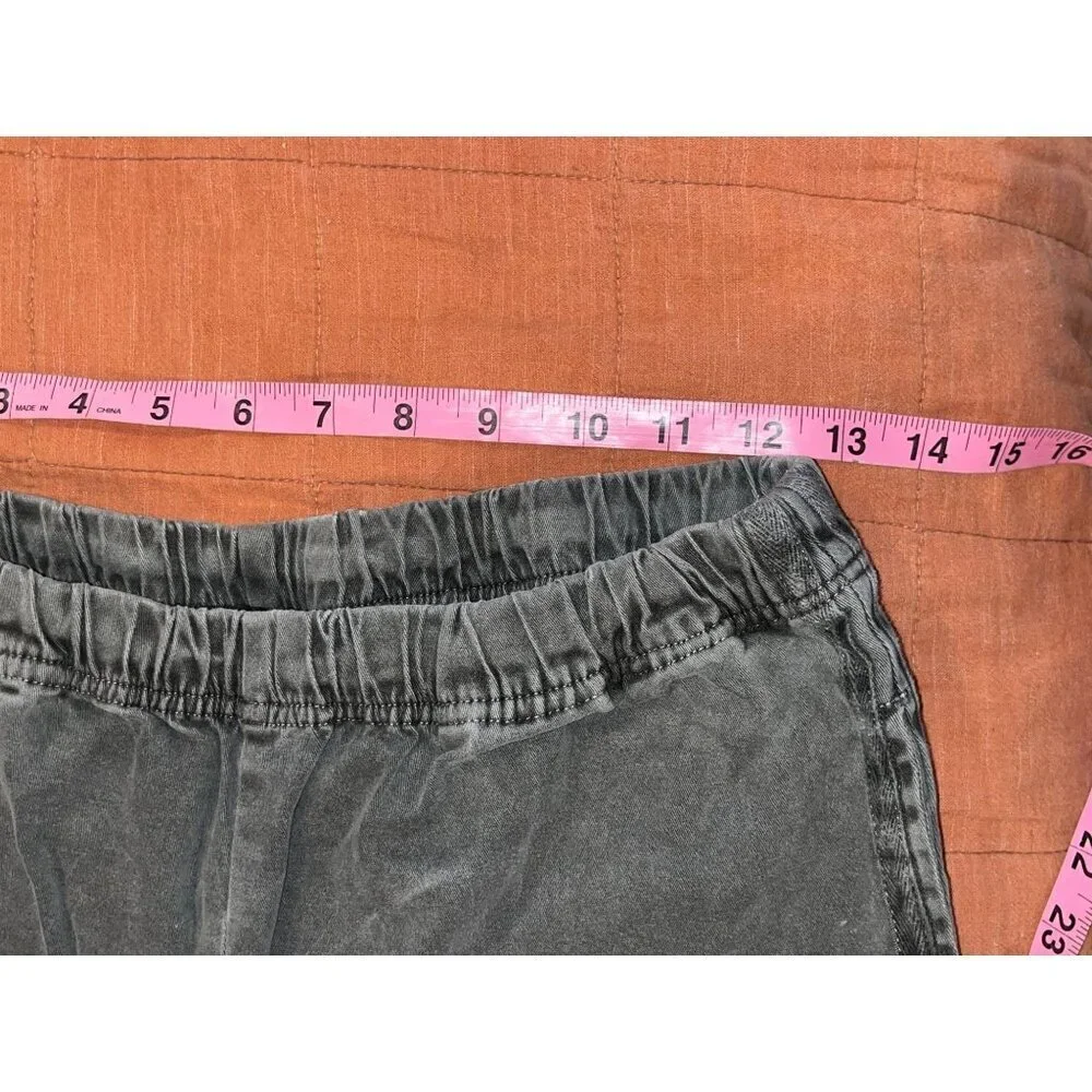 Talentless Gray Light Wash Comfort Pockets Elastic Waist Joggers Men's Size Smal